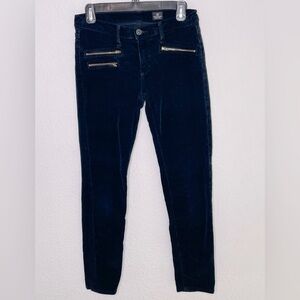 Adriano Goldschmied corduroy pants sz 27R with zippers